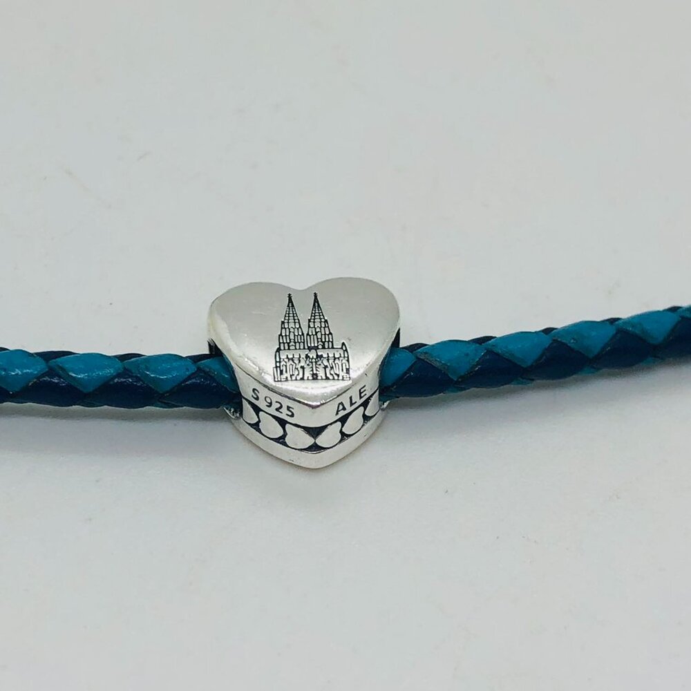 ✨✨Pandora Cologne Cathedral charm Heart Bead Charm